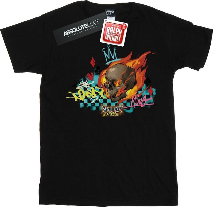 Immagine prodotto Disney Wreck It Ralph Race Skull Maglietta Ampia Donna (S)