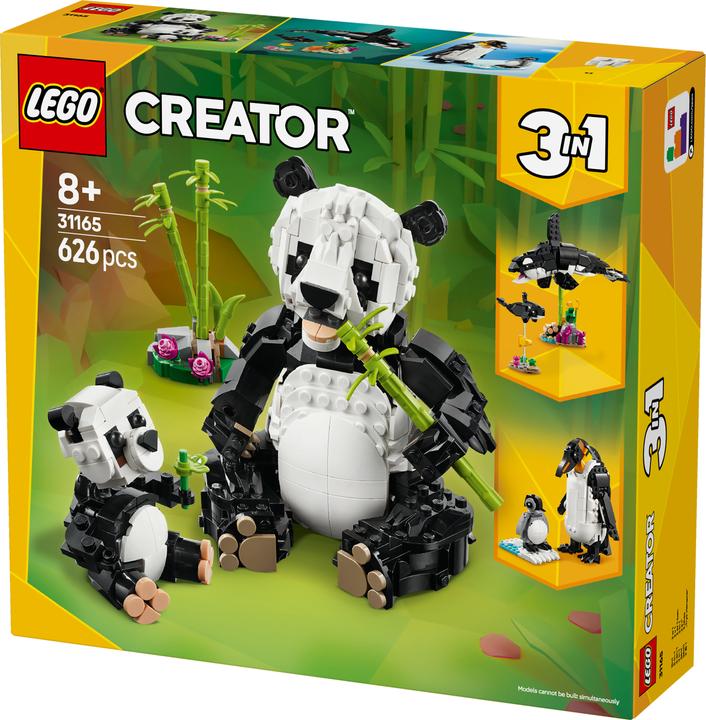 Produktbild LEGO Wilde Tiere: Pandafamilie (31165, LEGO Creator 3-in-1)