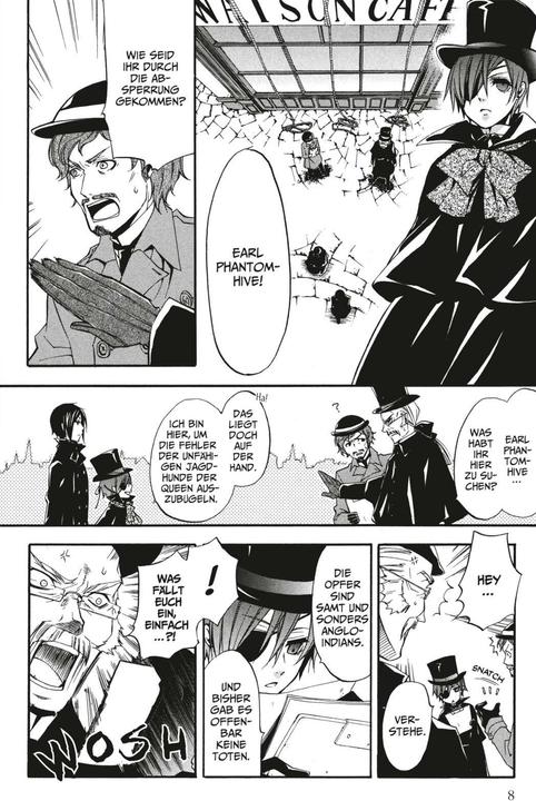 Produktbild Black Butler, Band 4 (Deutsch, Yana Toboso, 2010)