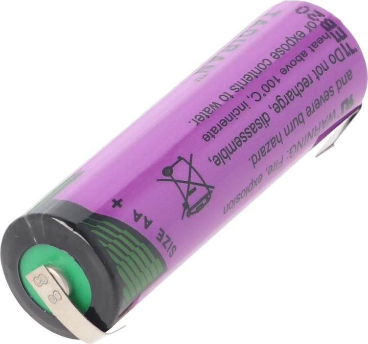 Produktbild Tadiran Batterie SL-760/T mit Lötfahnen in U-Form (1 Stk., AA, 2200 mAh)
