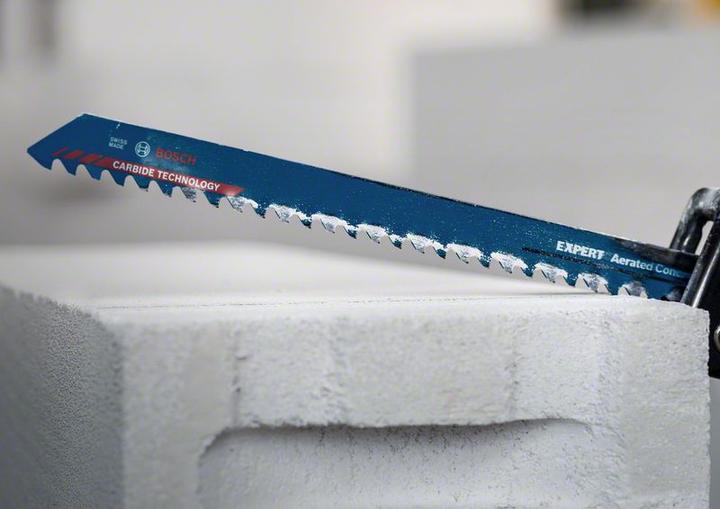 Actual product image Bosch Professional Zubehör EXPERT 'Aerated Concrete' S 1241 HM reciprocating saw blade, 10 pieces