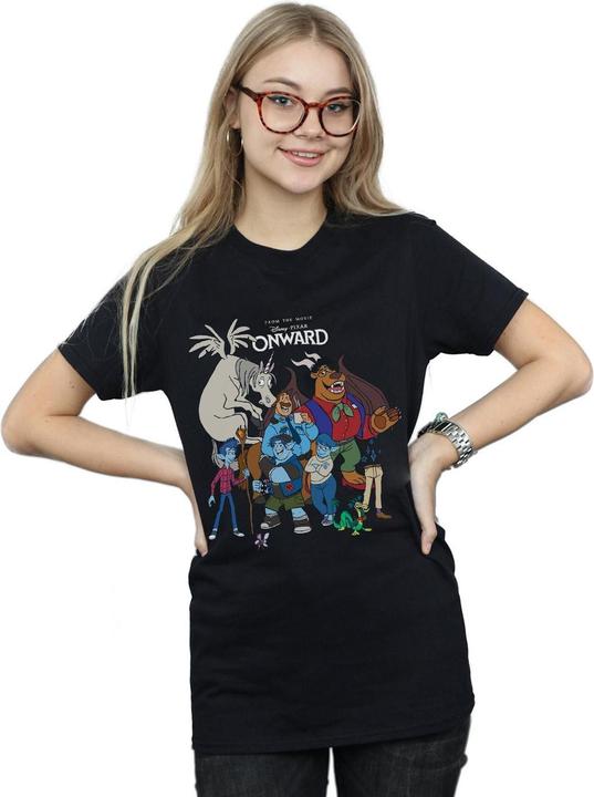 Immagine prodotto Disney Onward Character Collage Maglietta Ampia Donna (S)