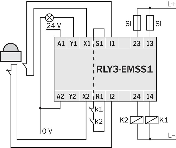 Actual product image Sick Dual-Channel Safety Switch Safety Relay, 30V dc, 2 Safety Contacts