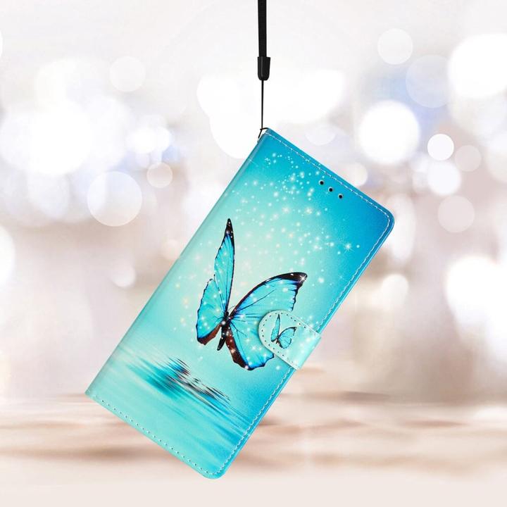 Immagine prodotto Cover-Discount Galaxy A25 5G - Custodia in pelle cover farfalla blu (Samsung Galaxy A25 5G)