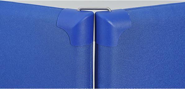 Actual product image eurokraft pro Soundproof partition, wall panel, height 1800 mm, width 1000 mm, blue. (1000 x 1800 x 50 mm)