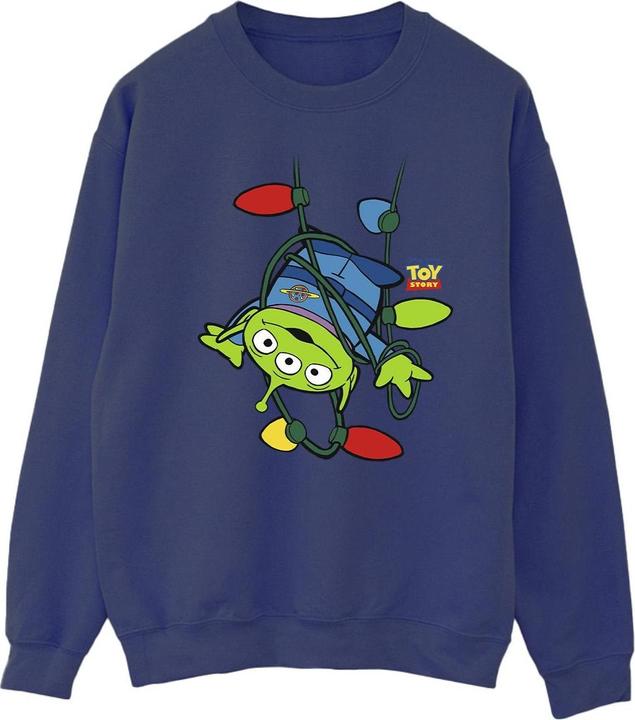 Disney Toy Story Christmas Lights Aliens Sweatshirt
