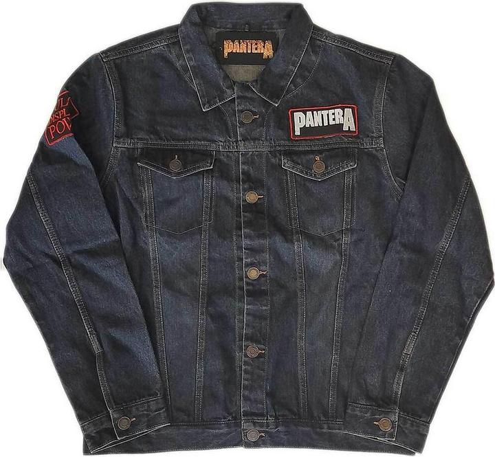 Pantera Vulgar Display Of Power Jeansjacke Gewaschen