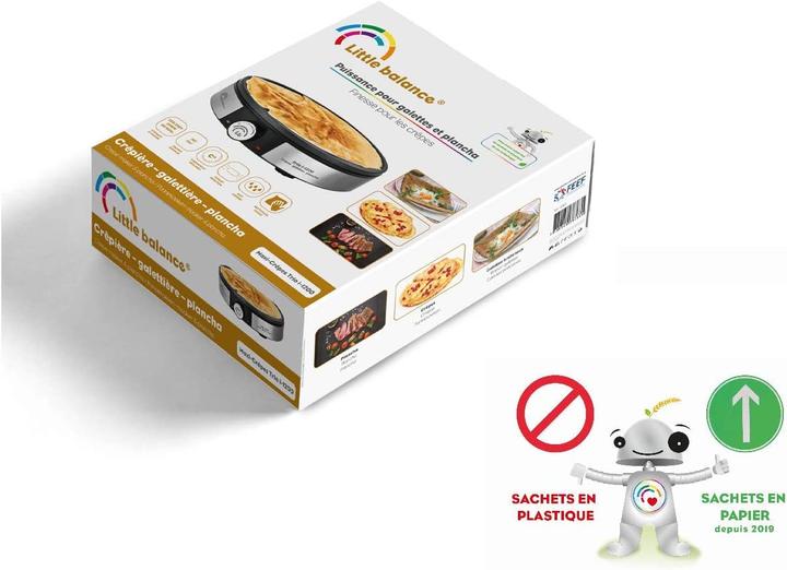 Actual product image Little Balance Electric Crepes Pan 3-in-1