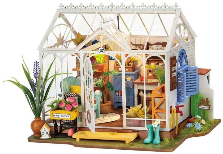 Actual product image Robotime Dreamy Garden House' model kit