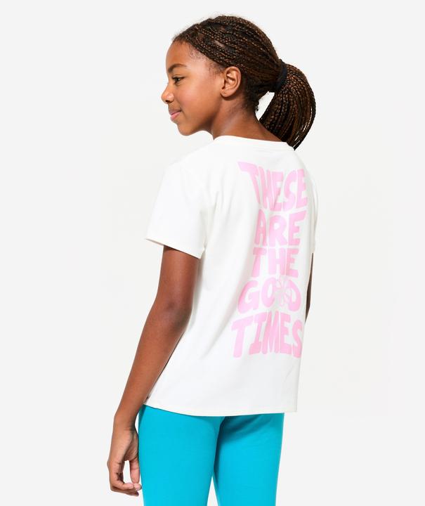 Immagine prodotto Decathlon T-Shirt Kinder Baumwolle - Print weiss (5, 6)