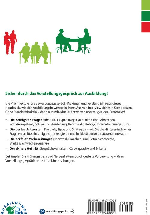 Immagine prodotto Das Vorstellungsgespräch zur Ausbildung (Tedesco, Marcus Mery, Andreas Mohr, Kurt Guth, 2013)