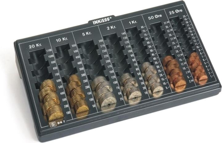 Produktbild Inkiess Kasse Maxicoin DK 7 (Dänemark) graphitschwarz