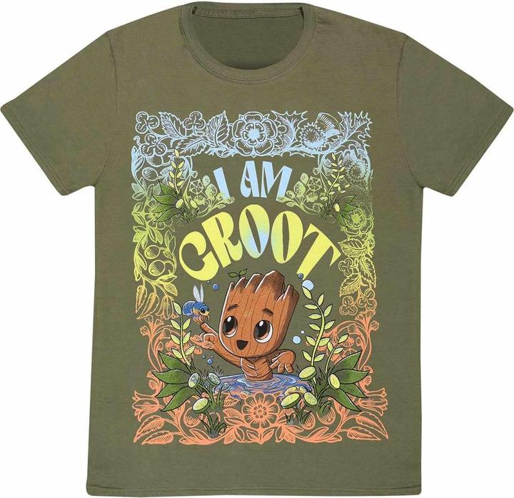 Guardians of the Galaxy I Am Groot Seventies Style TShirt
