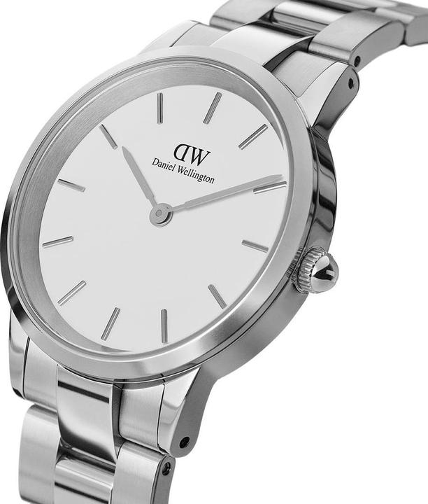 Actual product image Daniel Wellington Iconic Link White Silver (32 mm) (Analogue wristwatch, 32 mm)