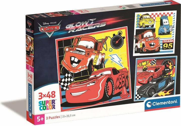 Produktbild Clementoni DISNEY - Cars - Set 3 Puzzle 48P