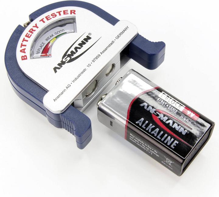Actual product image Ansmann Battery tester