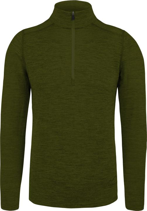 Actual product image Normani Herren Merino Langarm mit 1/4 Zipper Canberra - 1583 (5XL)
