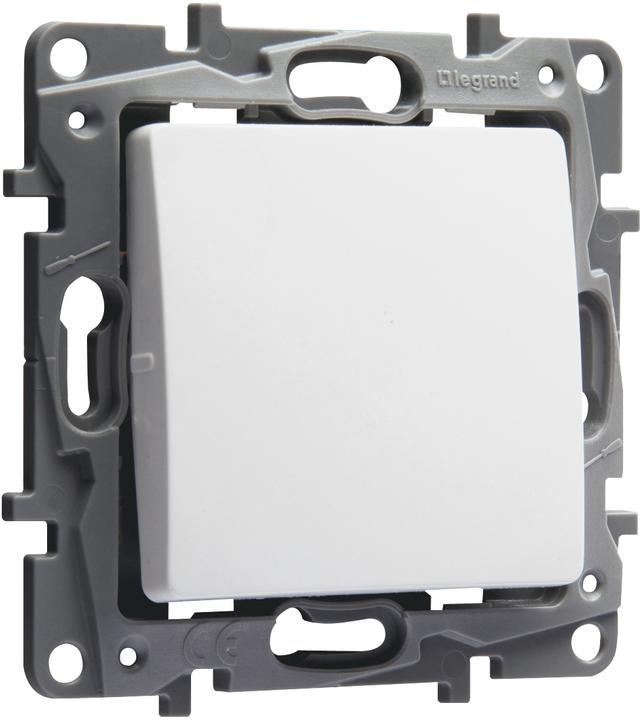Image du produit Legrand Interrupteur Niloe 10AX 664501 avec bornes à fiche et griffes à expansion