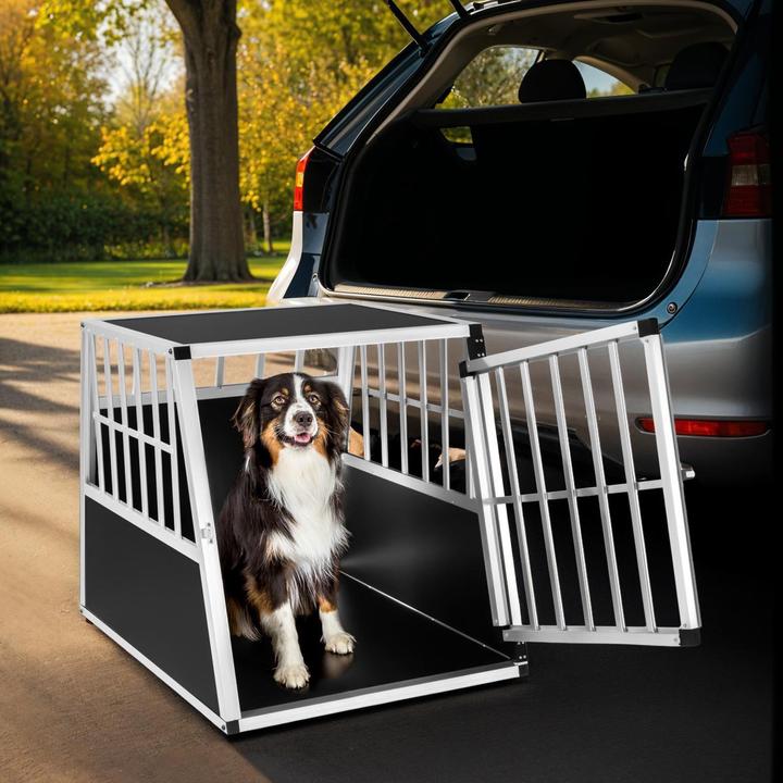 Produktbild tectake Hundetransportbox (Hund, Sicherheitsverschluss)