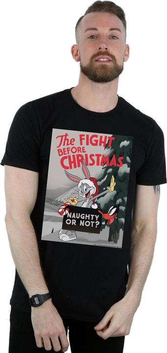 Immagine prodotto Looney Tunes The Fight Before Christmas Maglietta Uomo (L)