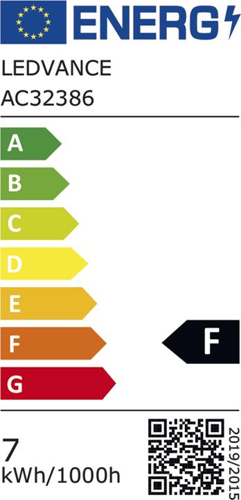 Energie-Label Osram Led Retrofit Classic A Mirror (E27, 50 W, 650 lm, 1 x, F)
