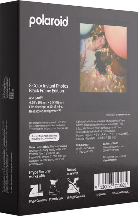 Actual product image Polaroid Black Frame Edition (Now, OneStep+)