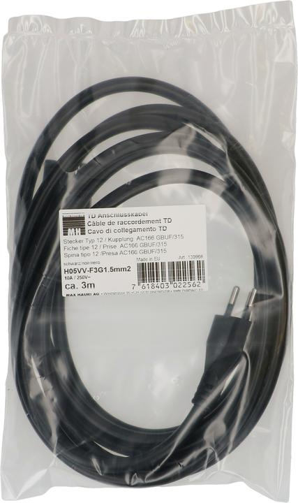 Actual product image Max Hauri Mains cable 3 m GST18/3-T12 (3 m)