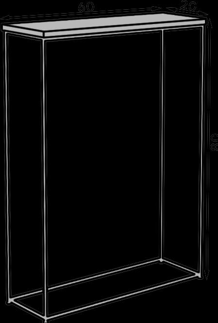 Produktbild ADRK Furniture Konsolentisch Sili (100 x 100 x 70 cm)