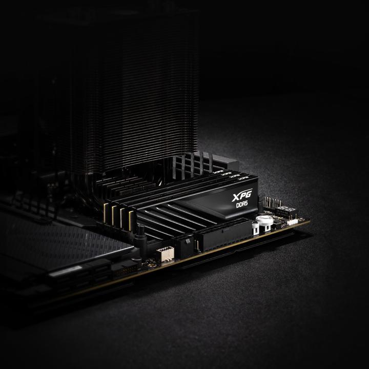 Actual product image Adata DIMM 64 GB DDR5-5600 (2x 32 GB) dual kit (black, AX5U5600C4632G-DTLABBK, XPG Lancer Blade) (2 x 32GB, DDR5 RAM, DIMM)