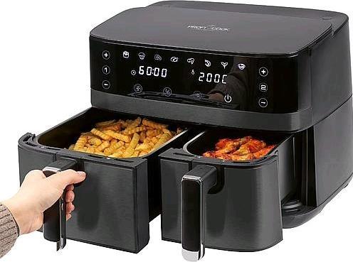 Actual product image Bomann ProfiCook Doppelkorbfritteuse PC-FR 1295 H 9L ed