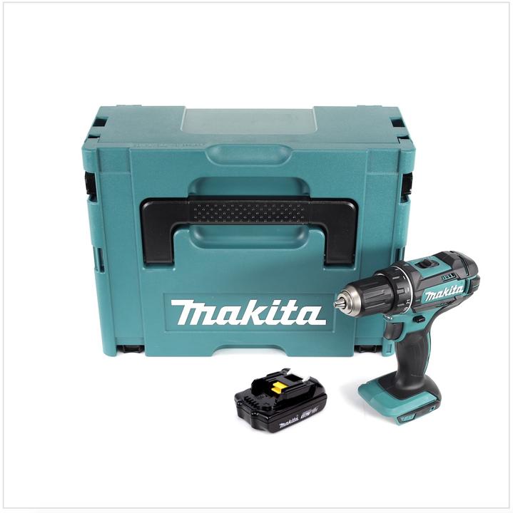 Productafbeelding Makita DDF 482 Y1J snoerloze boormachine 18V 62Nm in Makpac + 1x 1,5 Ah accu (Oplaadbare batterij)