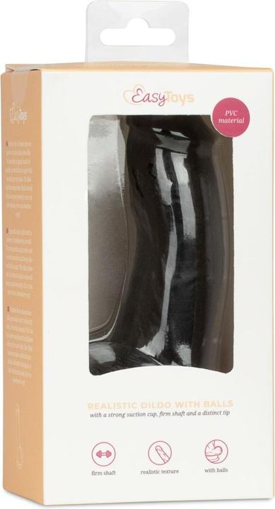 Immagine prodotto Easytoys Dildo con palle 12 cm Nero