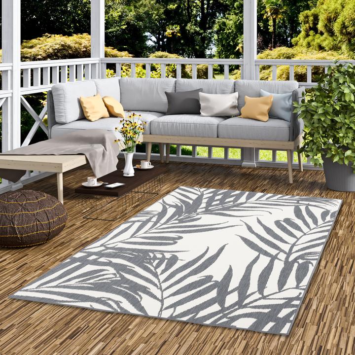 Produktbild Pergamon In- und Outdoor Teppich Beidseitig Cape Cod Blätter (160 x 220 cm)