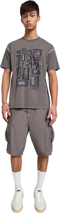 Actual product image Napapijri t-shirt kee grey gargoyle (XS)