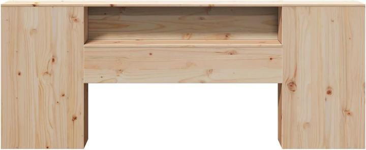 Actual product image VidaXL Headboard Bed headboard with storage space 200cm solid pine wood