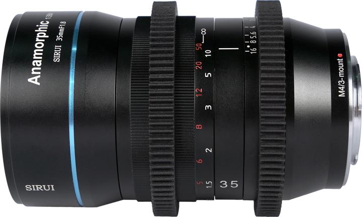 Actual product image Sirui 35mm F1.8 Anamorphic, MFT Mount (Micro Four Thirds, Micro Four Thirds)