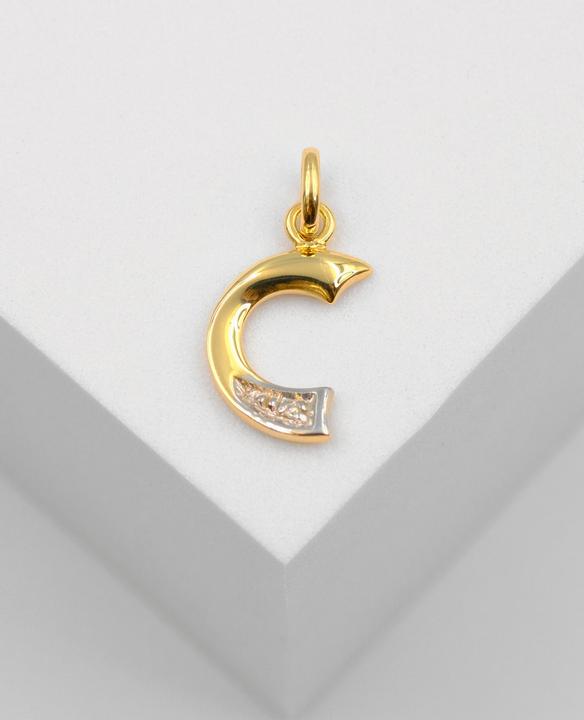 Produktbild Muau Buchstabe (750, Weissgold, 18 K Gelbgold)