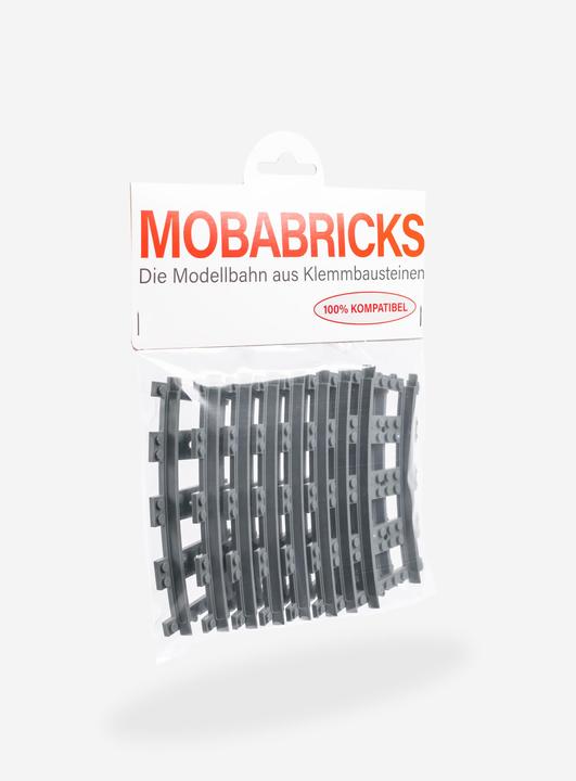 Image du produit Mobabricks Rails courbés R40 - 8 pièces