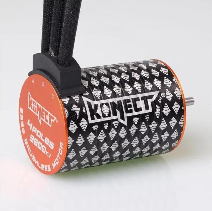 Actual product image Konect Brushless drive set 3800Kv 60Amp WP motor 4P 3650SL