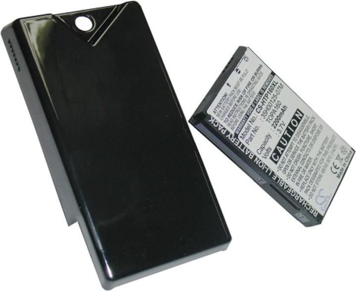 HTC Akku Touch Diamond 2 mit Zusatzdeckel (1 Stk., Gerätespezifisch, 2100 mAh)