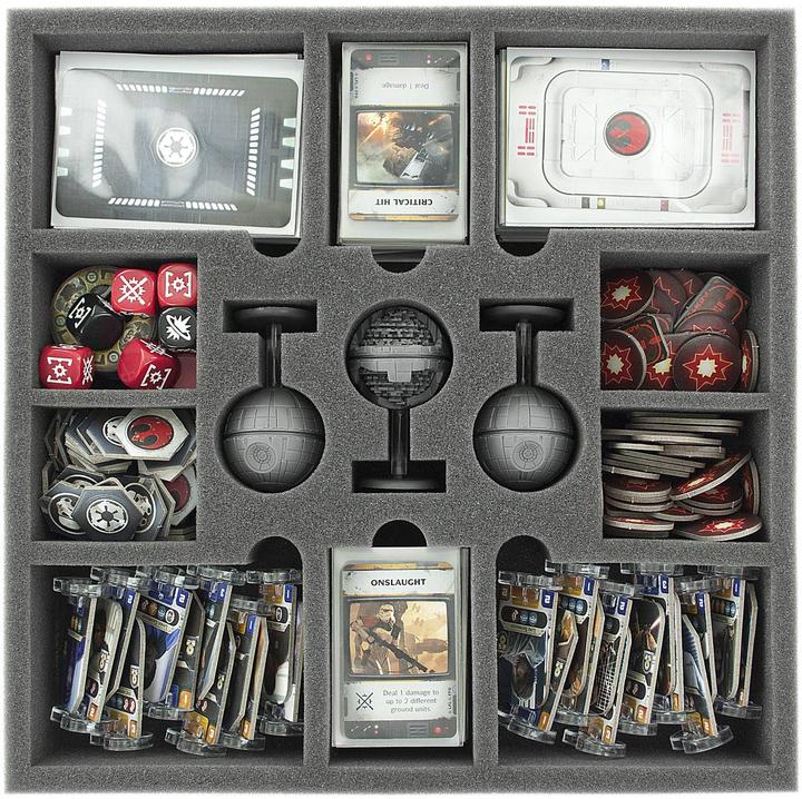 Immagine prodotto Feldherr FH56625 - Set di schiuma per Star Wars - Rebellion, scatola del gioco da tavolo (Schiuma solida)