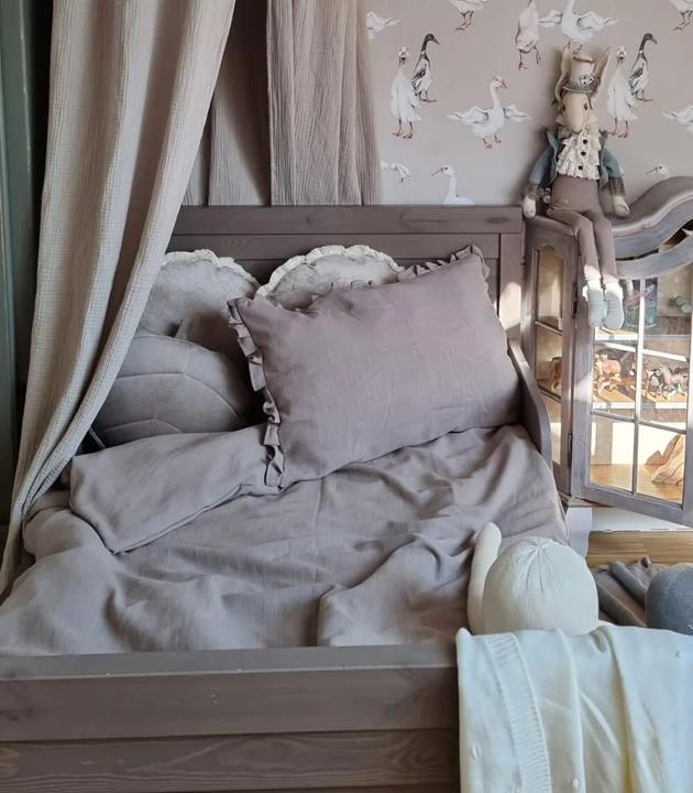 Produktbild Muzpony Baldachin aus Musselin-Baumwolle «Beige»