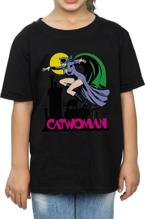 Image du produit - T-shirt CATWOMAN TEXT LOGO - Fille (152, 158)