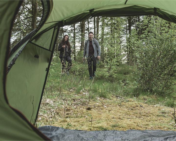 Immagine prodotto Easy Camp Kuppelzelt Lomsdal 4 (olivgr?n, mit Tunnel-Anbau, Modell 2025) (Tenda a cupola, 6.40 kg, 4 persone)