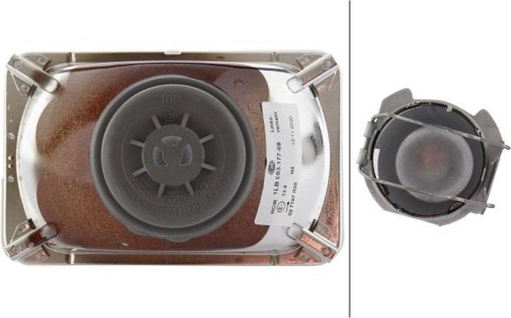 Actual product image Hella Headlight insert halogen installation for AEBI FAUN CASE IH KOMATSU BLUEBIRD