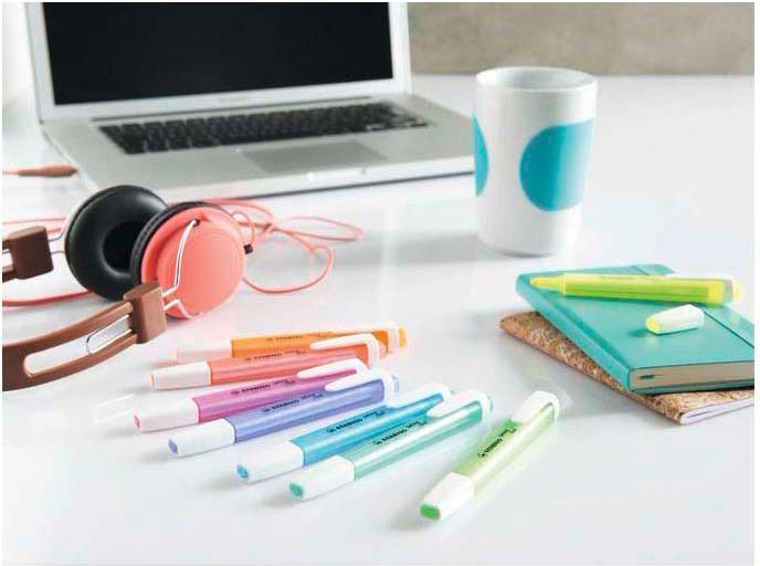 Produktbild STABILO swing cool Textmarker (Pink, Orange, Gelb, Blau, Grün, Türkis, 4 mm, 6 x)