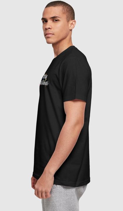 Produktbild Merchcode Merry Christmas Lights Basic Round Neck T-Shirt - 114963 (S)