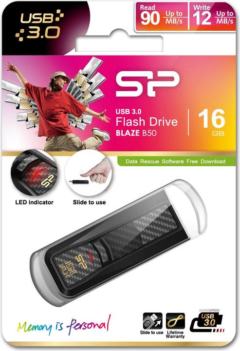 Actual product image Silicon Power Blaze B50 (16 GB, USB-A, USB 3.1)