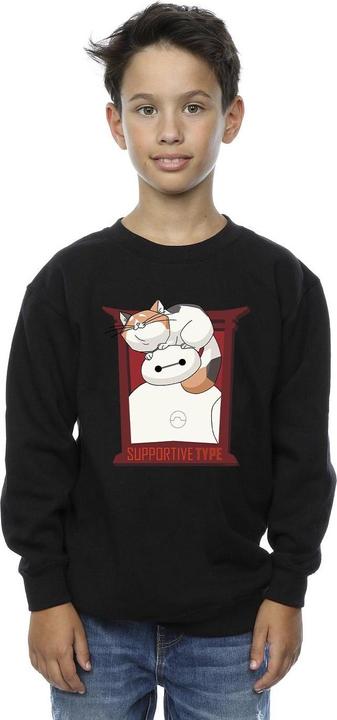 Actual product image Disney Boys Big Hero 6 Baymax Frame Support Sweatshirt (128)