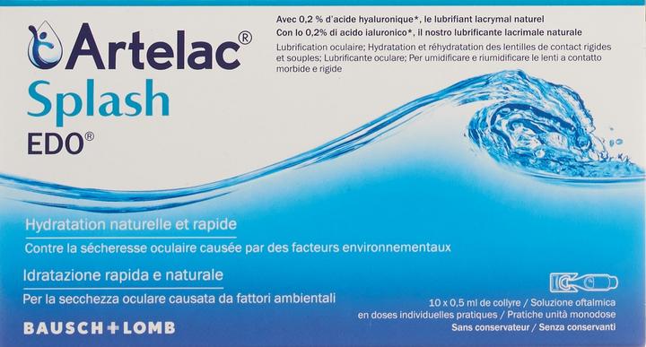 Produktbild Bausch + Lomb Splash EDO Gtt Opht (0.50 ml, 10 x 0.5 ml)